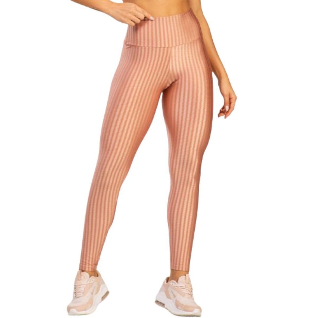 Calça Legging Fitness New Zig 3D Serra e Mar Cós Alto Roupa Para Academia Treino Moda Feminina