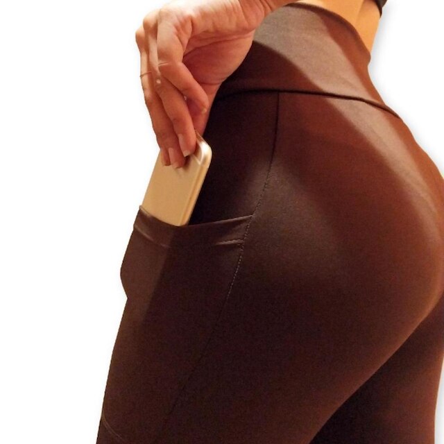 Calça Legging Heide Ribeiro Super Legg Silver Pocket