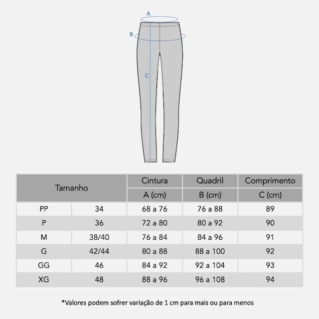 Calça Legging Heide Ribeiro Super Legg Silver Pocket