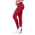 Calça Legging Heide Ribeiro Suplex Basic - Vermelho Escuro
