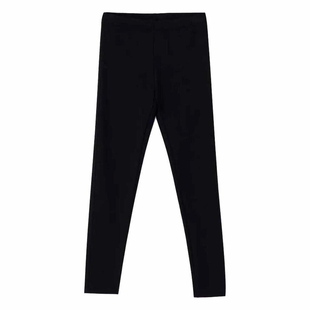 Calça Legging Hering Infantil Básica Menina Em Ribana Preta