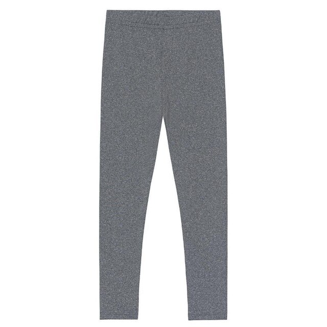 Calça legging infantil unissex térmica leve Brandili-CINZA