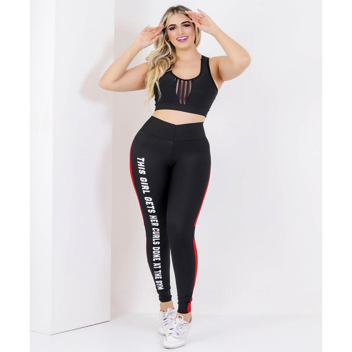 Calça Legging Leg Feminina Premium Academia Cintura Alta Moda