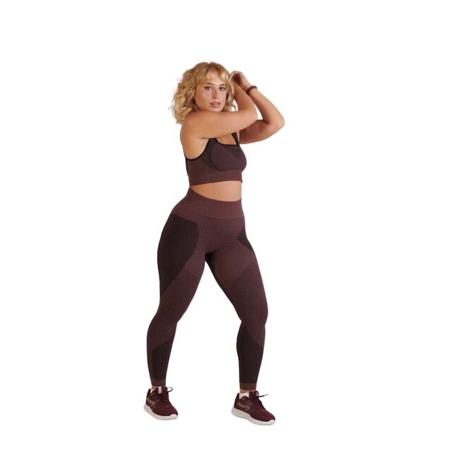 Calça Legging Lupo Micro Print II - 71366-001 - Rosa nostalgia