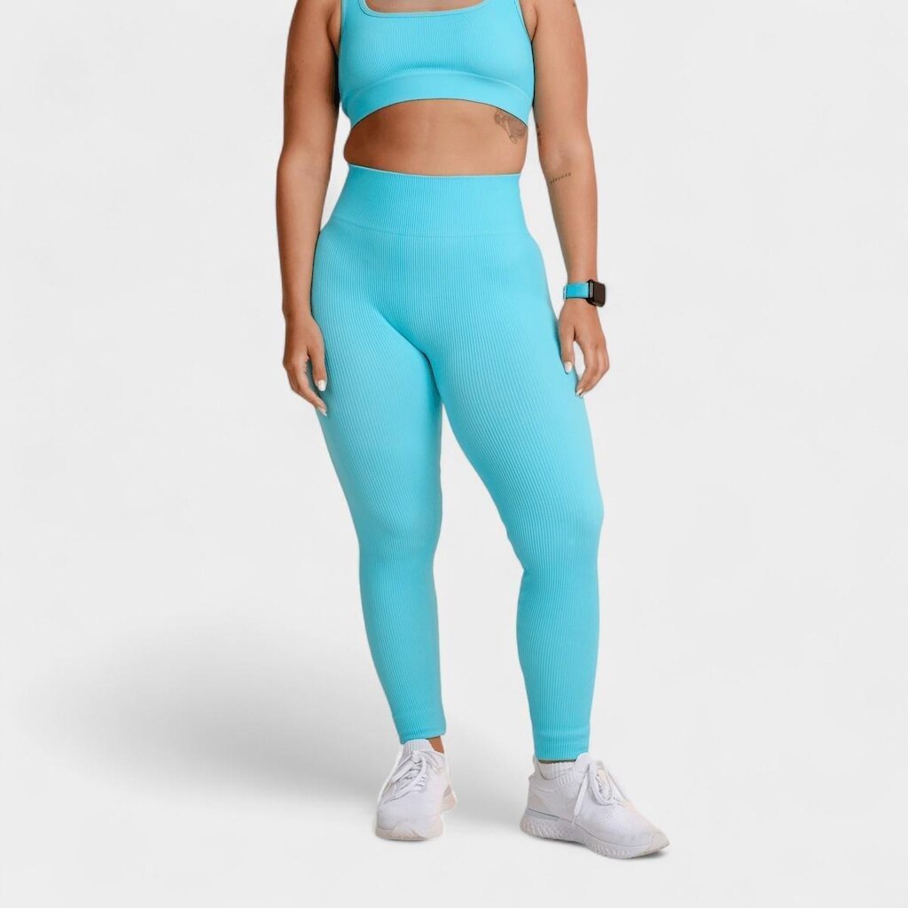 Calça Legging Lupo Sem Costura Canelada Feminina