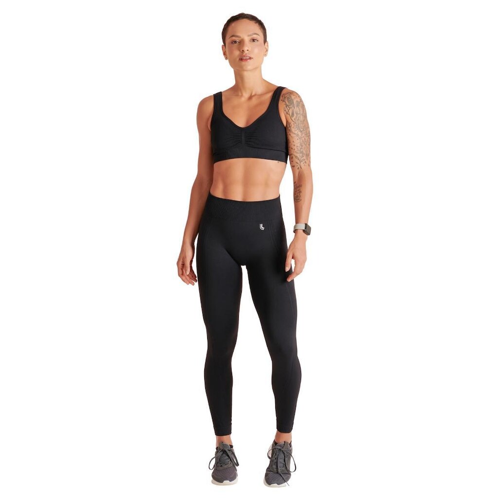 Calça Legging Max Sem Costura Modeladora Fitness Sustentação Lupo