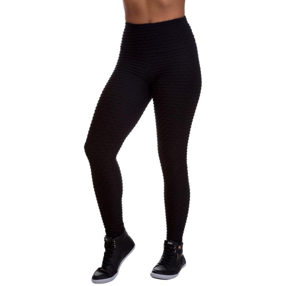 Calça Legging Miss Blessed Premium Feminina - Preto Menor preço em Calça Legging Miss Blessed Premium Feminina - Preto