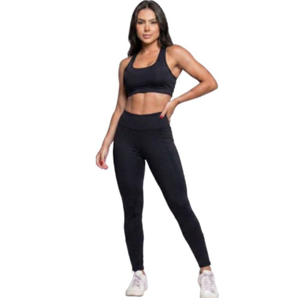 Calça Legging Montaria Vekyo Roupa Para Academia Treino Musculação Moda Fitness Feminina
