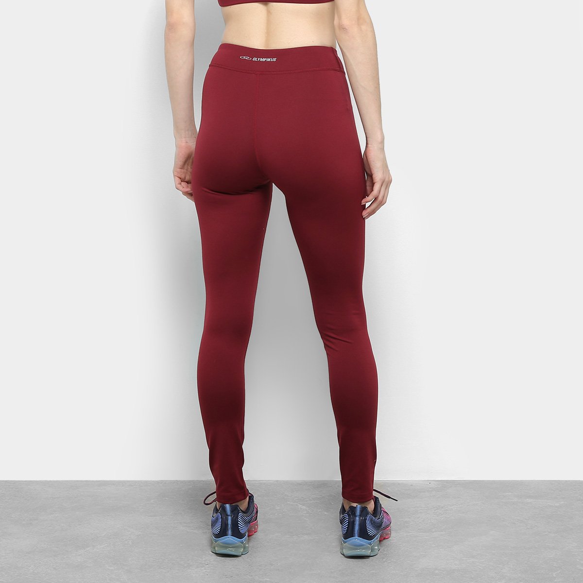 Calça Legging Olympikus Essential Feminina - Vinho | Zattini