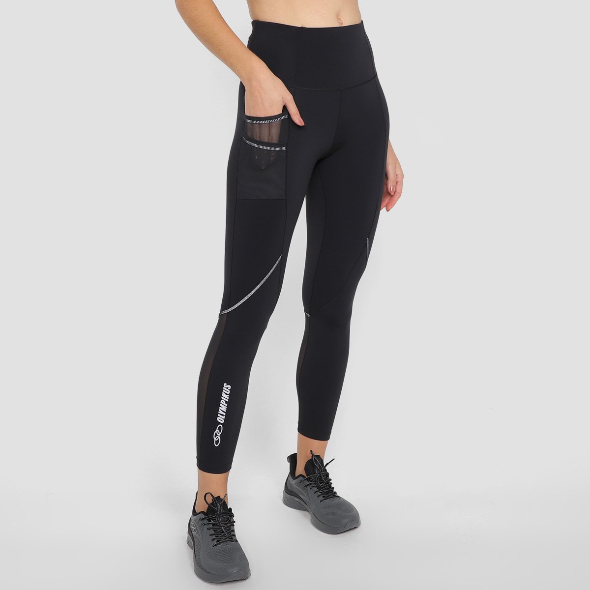 Calça Legging Olympikus Funcionalidade Feminina - Preto Menor preço em Calça Legging Olympikus Funcionalidade Feminina - Preto