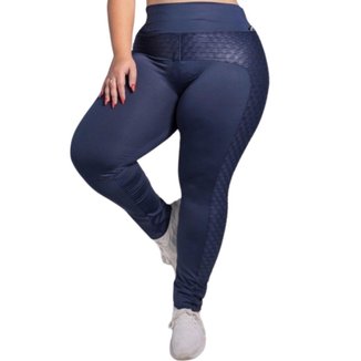 Calça Legging Plus Size WM Montaria Cirrê Feminina