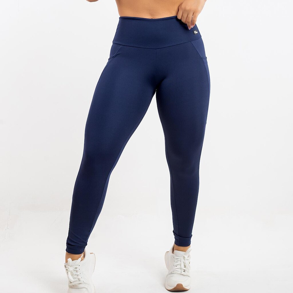 Calça Legging que Não Fica Transparente com Bolso Viére