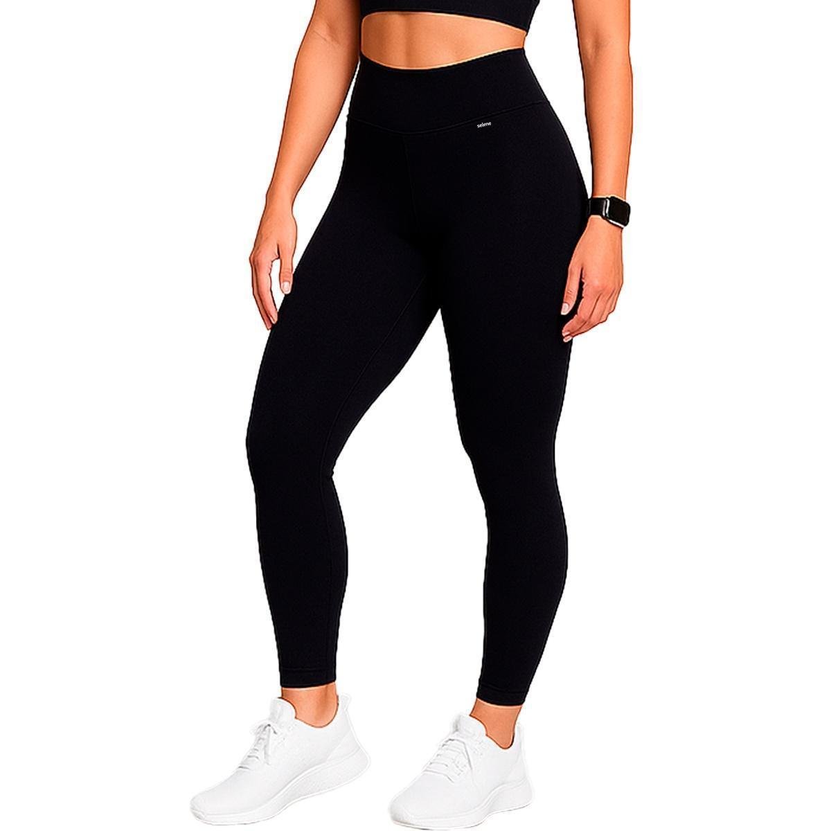 Calça Legging Selene Feminina Leg Grossa Sem Costura Legue Fitness Leguin Academia Sem Transparência Menor preço em Calça Legging Selene Feminina Leg Grossa Sem Costura Legue Fitness Leguin Academia Sem Transparência