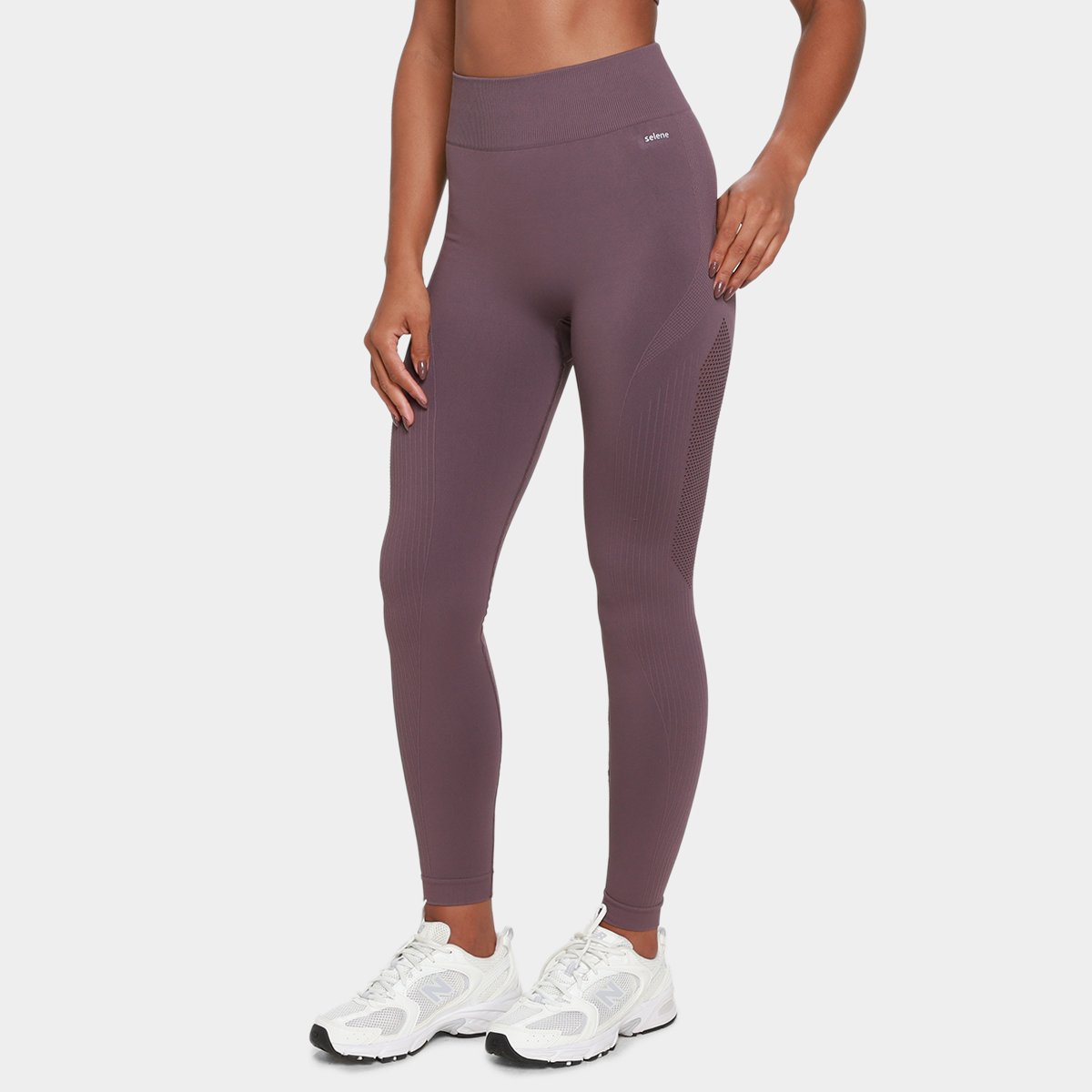 Calça Legging Selene Recorte Feminino Menor preço em Calça Legging Selene Recorte Feminino