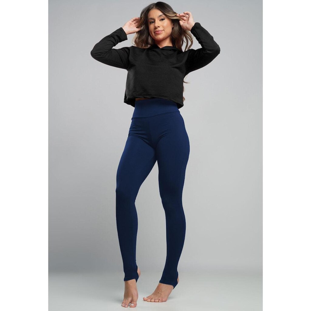Calça Legging Termica Pezinho Suplex Peluciada Inverno Felpuda MVB Modas