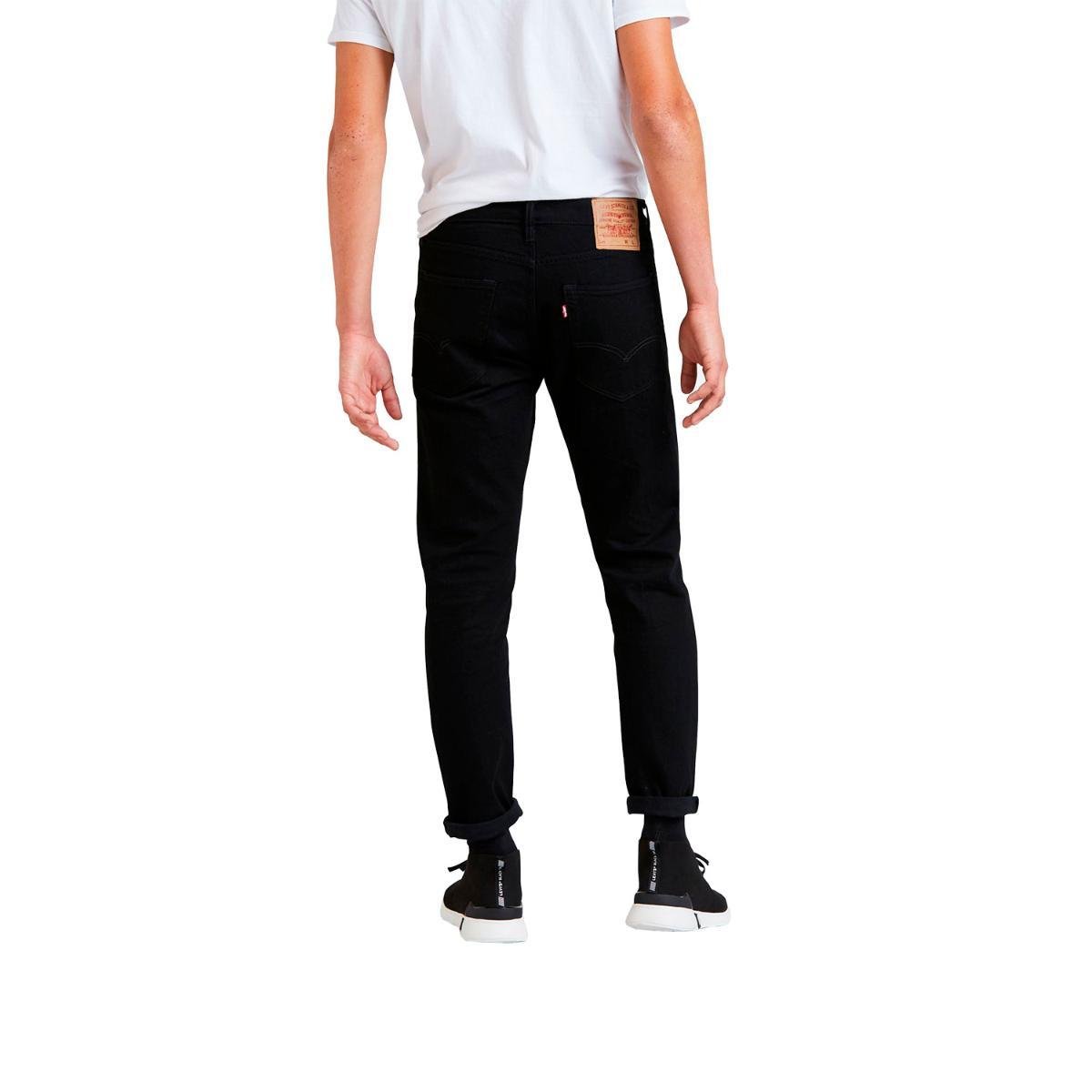 calça preta stretch masculina