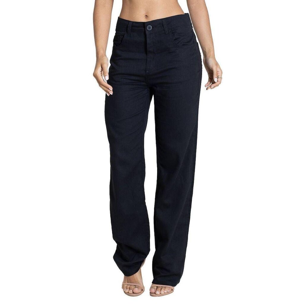 Calça Limho Sawary Reta - 283845 - Preto 46