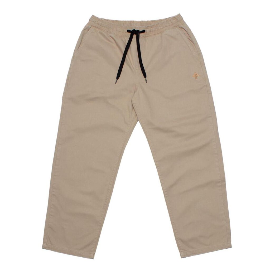 Calça Lrg Sarja Twill Lifted Caqui
