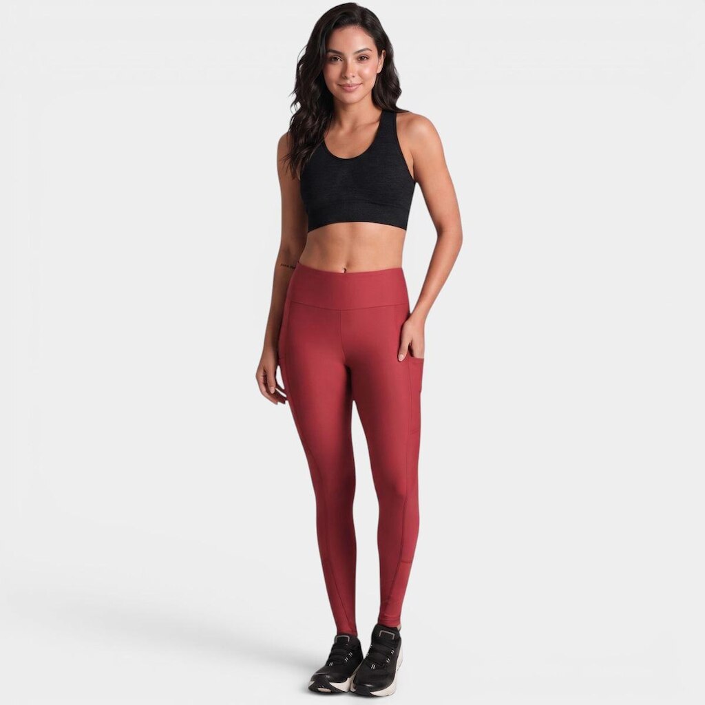 Calça Lupo Run 5 Pocket Feminina - Vermelho Escuro - P