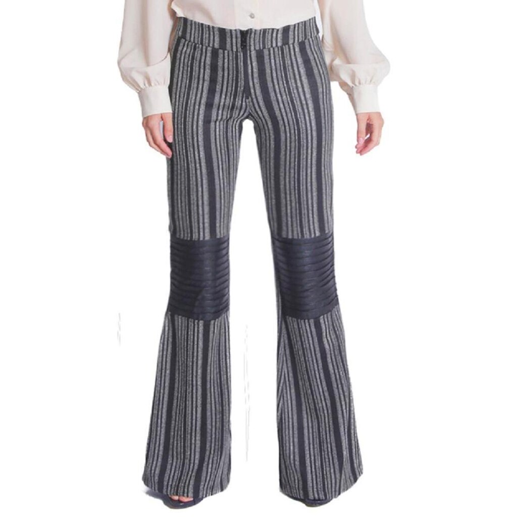 Calça Malha Miss Joy Jacquard Feminina