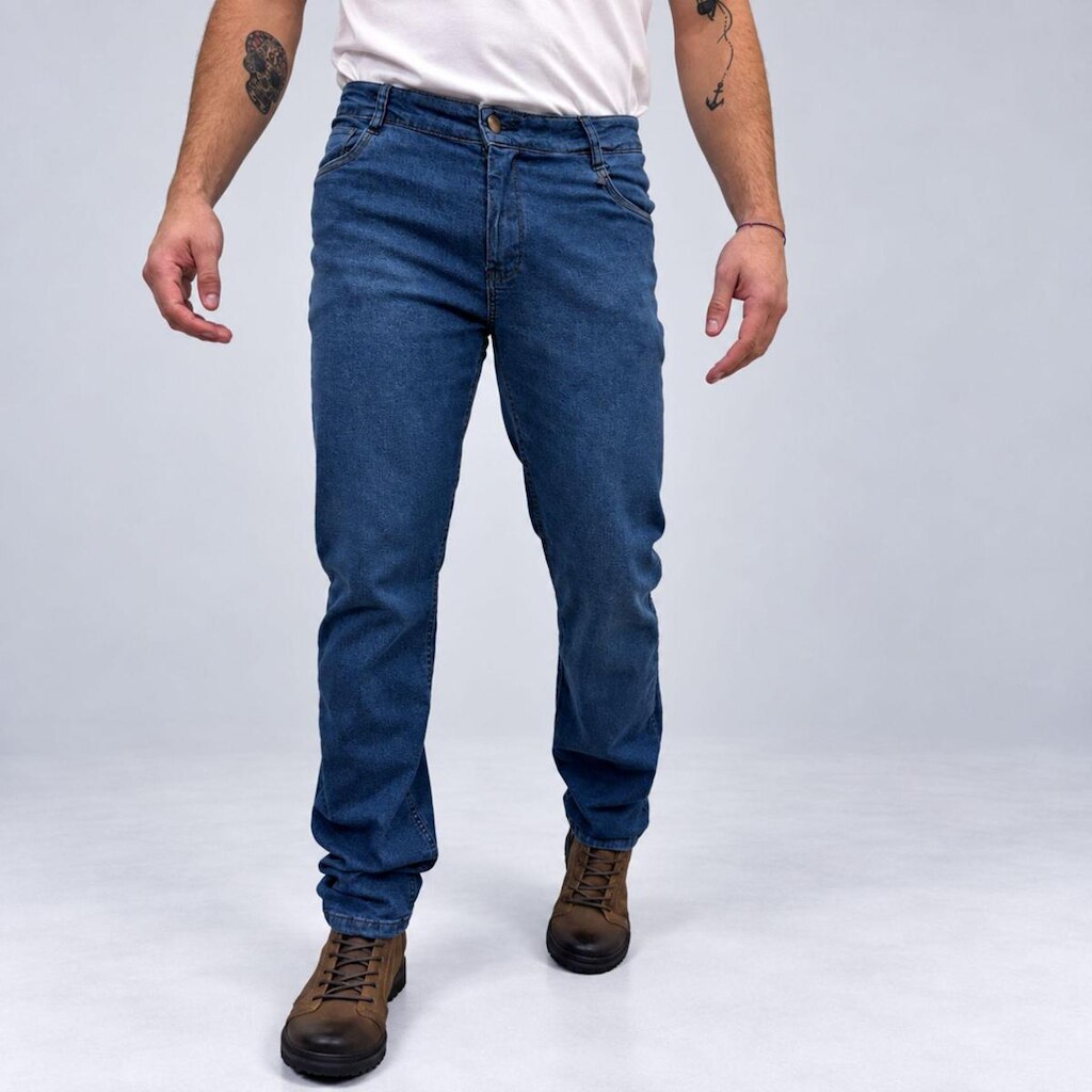Calça Masc Pitt Jeans Slim Fit 98% Alg 2% Elastano 24800028
