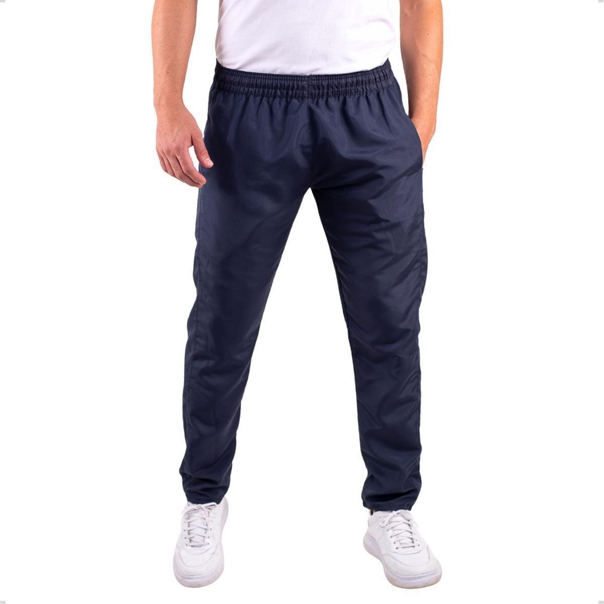 Calça Masculina Academia Treino Tactel com Bolsos Laterais - Azul Marinho - M - Azul é ruim? Calça Masculina Academia Treino Tactel com Bolsos Laterais - Azul Marinho - M - Azul é boa?
