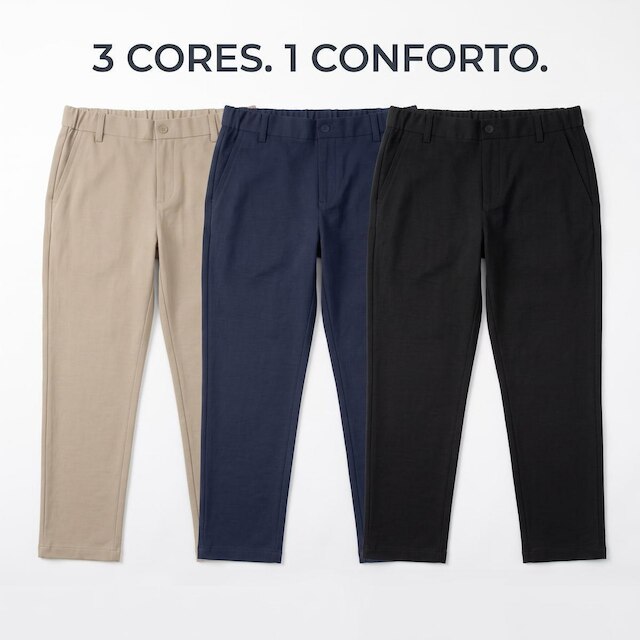 Calça Masculina Alfaiataria PTY05A