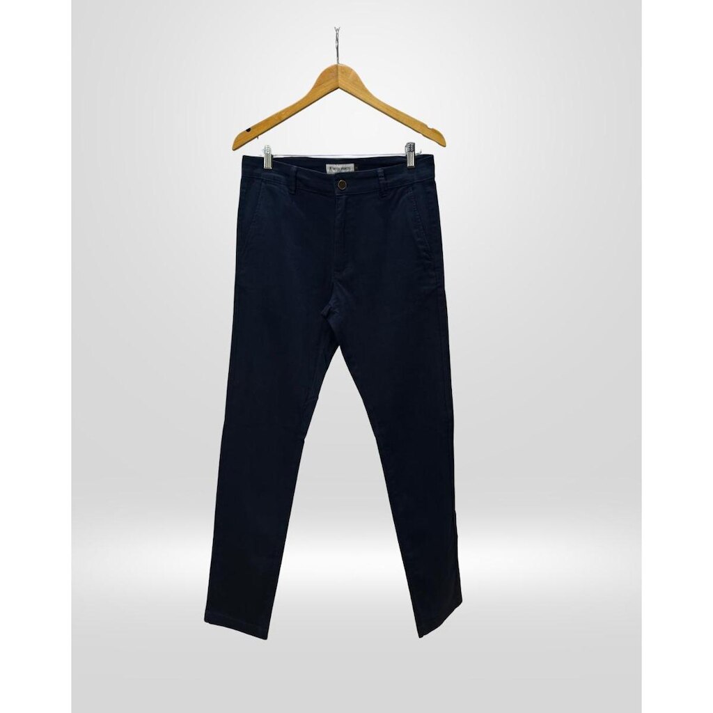 Calça Masculina Alfaiataria Sarja Marinho