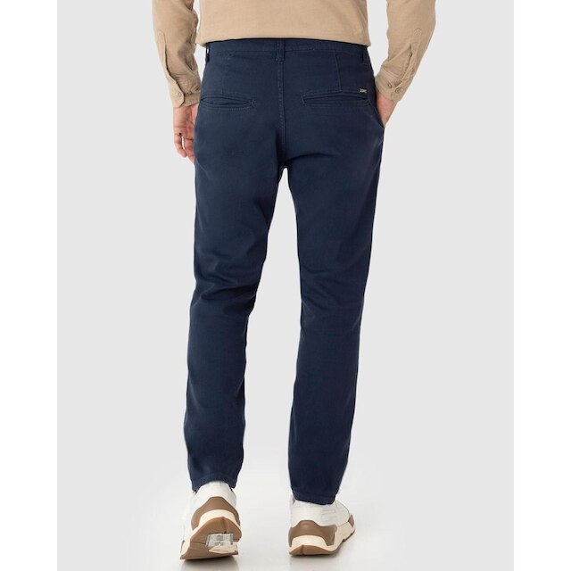 Calça Masculina Chino Em Sarja Com Elastano