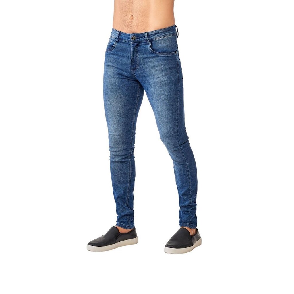 Calça Masculina Eleven Skinny Dark Blue Jeans 44