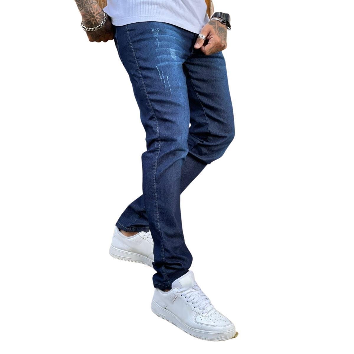 Calça Masculina Jeans Super Skinny Premium Tendência Menor preço em Calça Masculina Jeans Super Skinny Premium Tendência