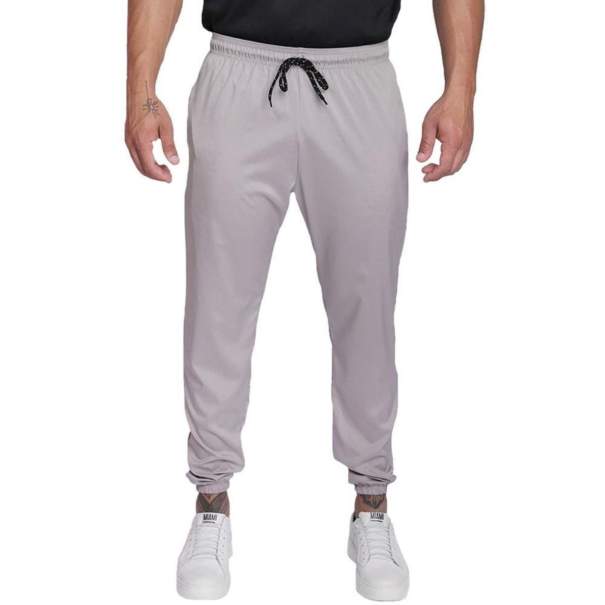 Calça Masculina Jogger Treino Academia Casual Esportiva Tactel Treino 3 Bolsos Menor preço em Calça Masculina Jogger Treino Academia Casual Esportiva Tactel Treino 3 Bolsos