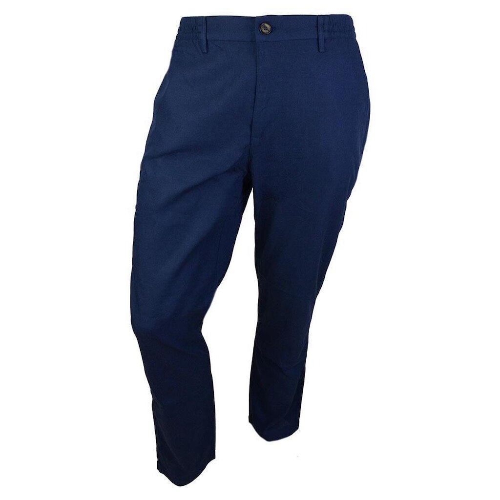 Calça Masculina Lado Avesso Alfaiataria Linho Marinho - LH20