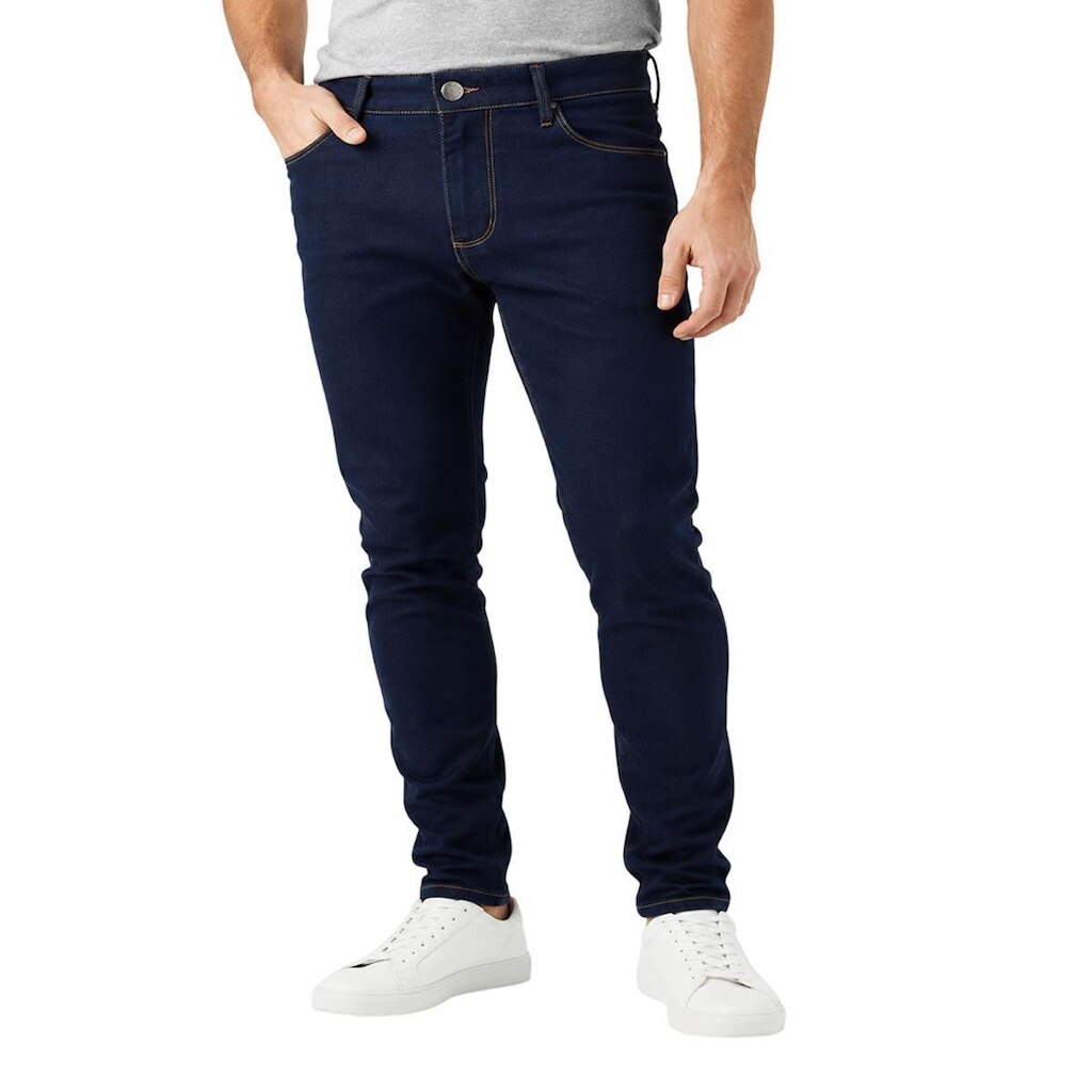 Calça Masculina Lado Avesso Jeans Dark Indigo Azul - LH26
