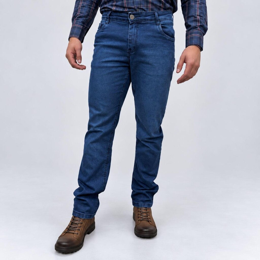 Calça Masculina Pitt Jeans Slim Fit 5 Bolsos 2681