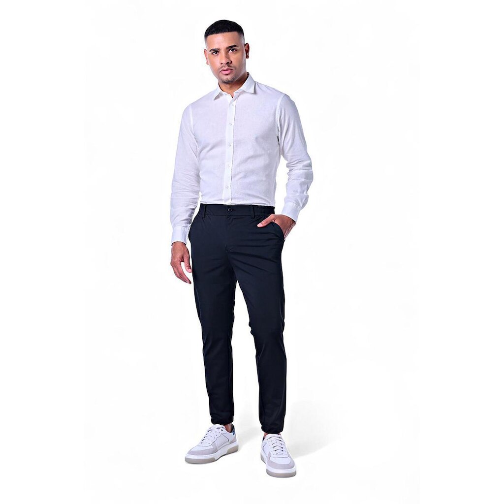 Calça Masculina Poliamida Elástico |Atrás