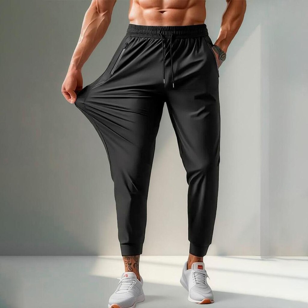 Calça Masculina Slim Fit Esportiva Fitness Com Elastano Confortavel Treino