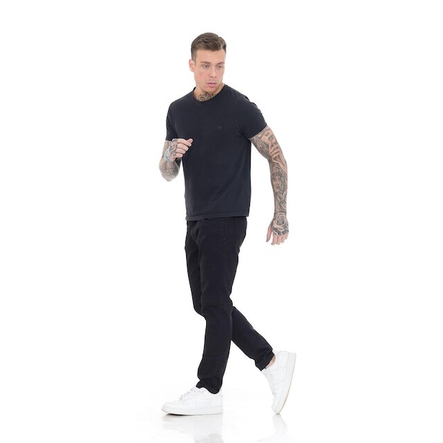 Calça Mega Skinny Premium Black Masculino -