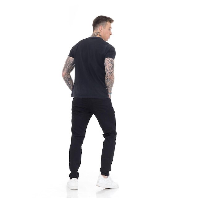 Calça Mega Skinny Premium Black Masculino -