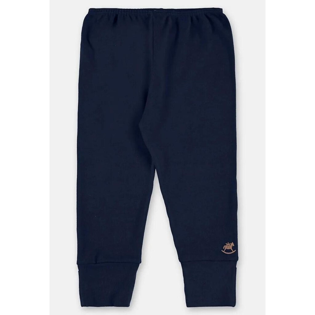 Calça Mijão Bebê Menino Azul Marinho Algodão Up Baby
