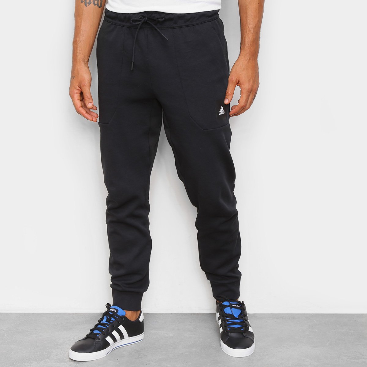 Calça Moletom Adidas Masculina - Preto é ruim? Calça Moletom Adidas Masculina - Preto é boa?