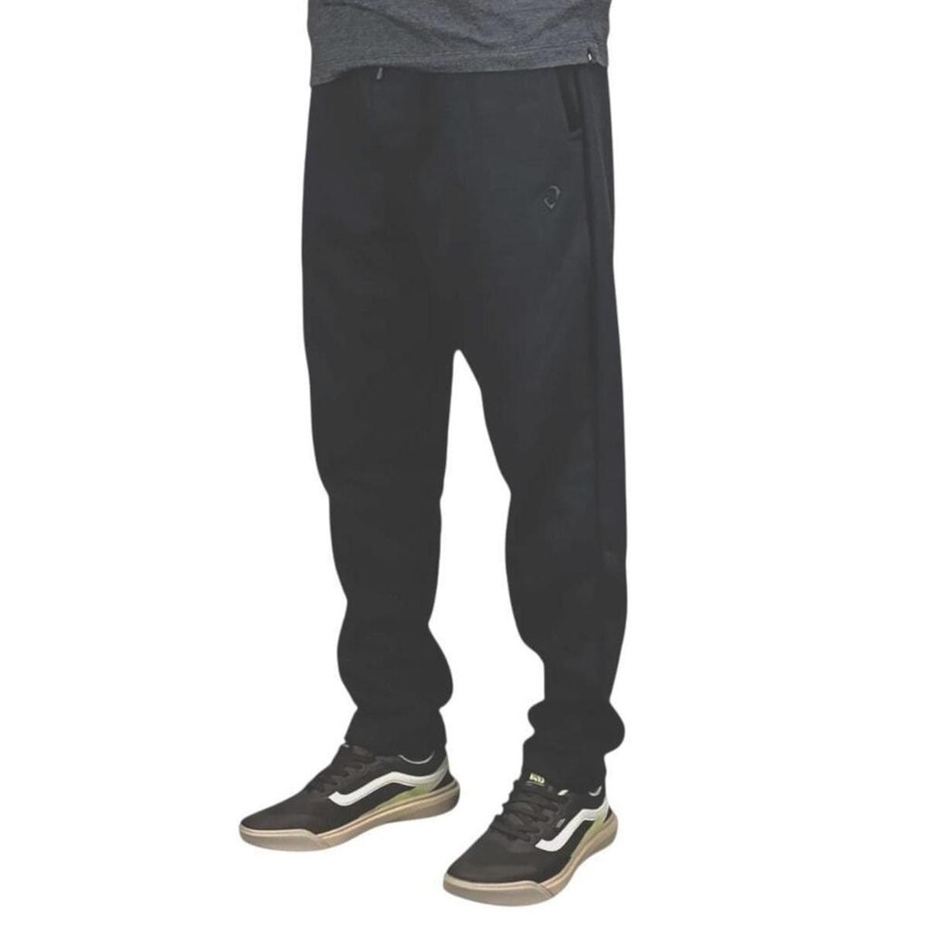 Calça Moletom Back Wash C26002 Preta