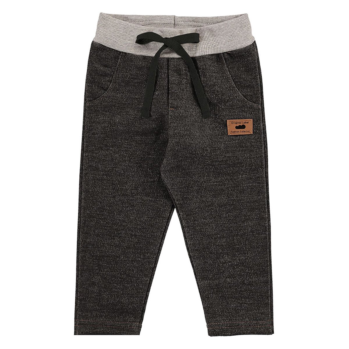 Calça Moletom Bebê Marlan Felpado Masculina - Preto Menor preço em Calça Moletom Bebê Marlan Felpado Masculina - Preto