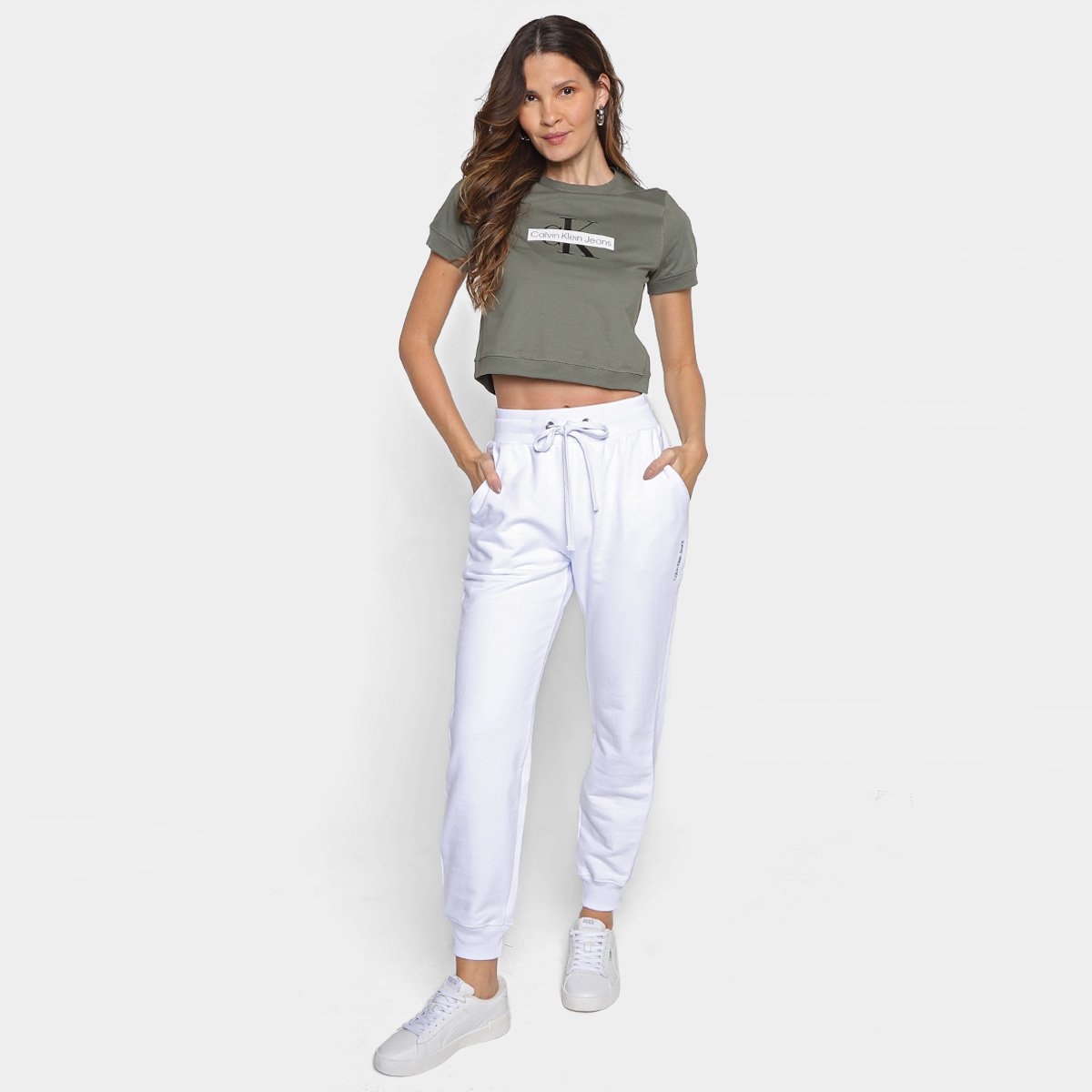 Calça Moletom Calvin Klein Hero Feminina Zattini