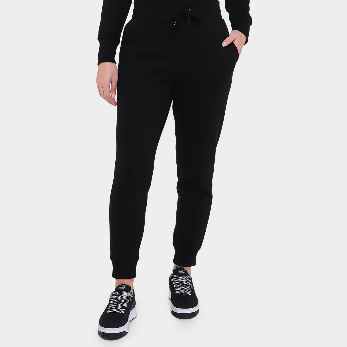 Calça Moletom Calvin Klein Logo Issue Feminina Zattini