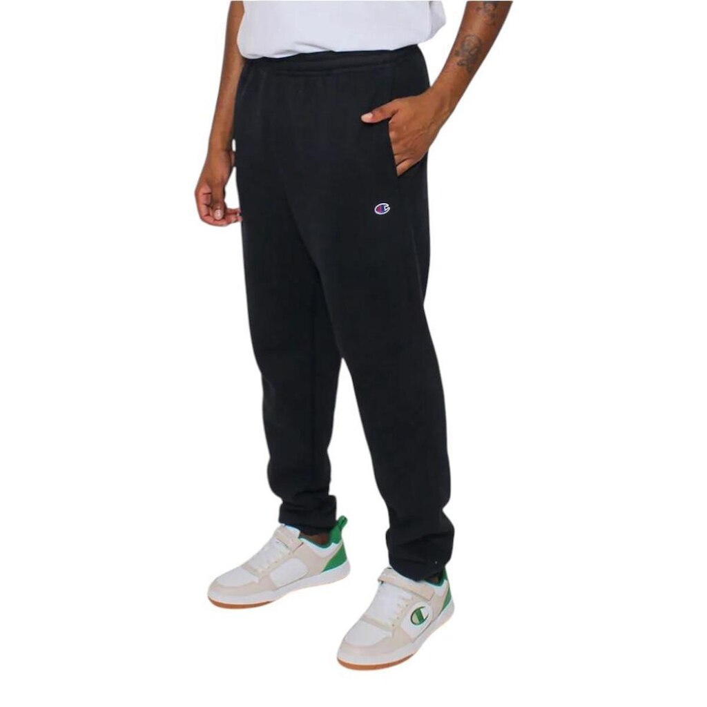 Calça Moletom Champion Com Elastico Masculino Caqui