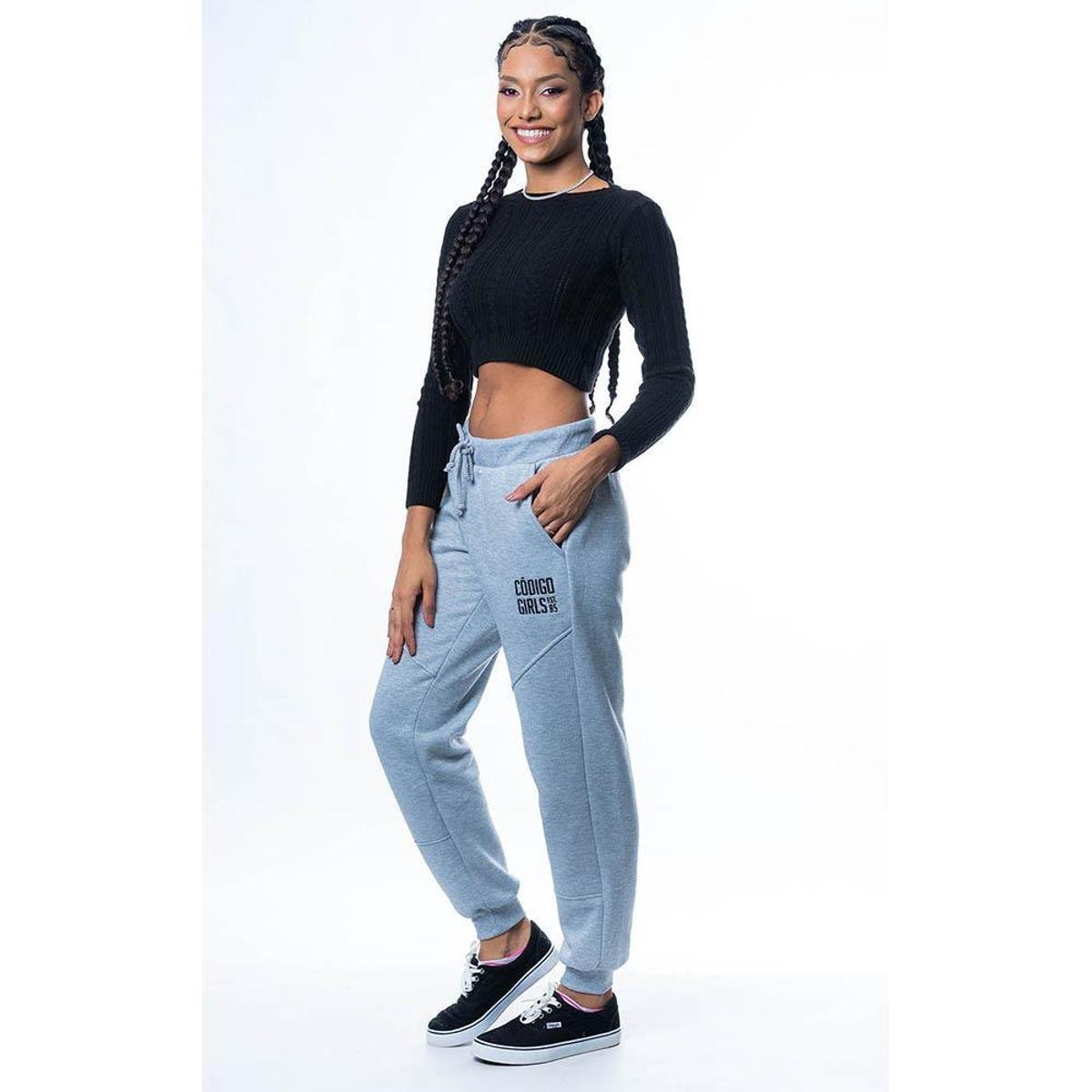 Calça Moletom Código Girls Feminina Zattini