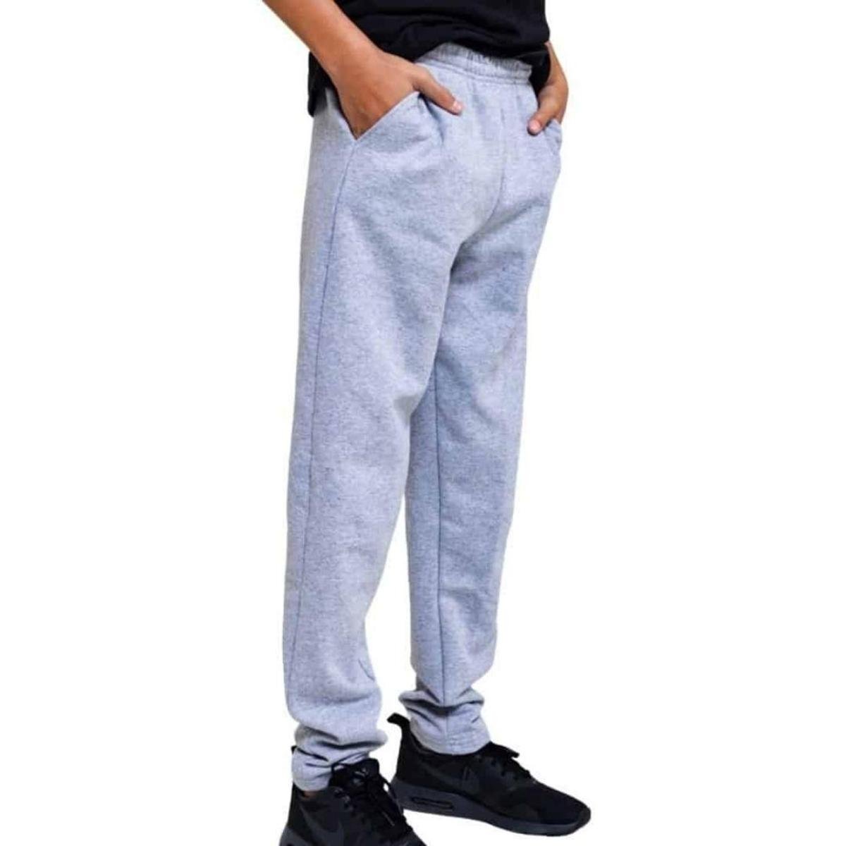 Calça Moletom Flanelada Sem Punho Menor preço em Calça Moletom Flanelada Sem Punho