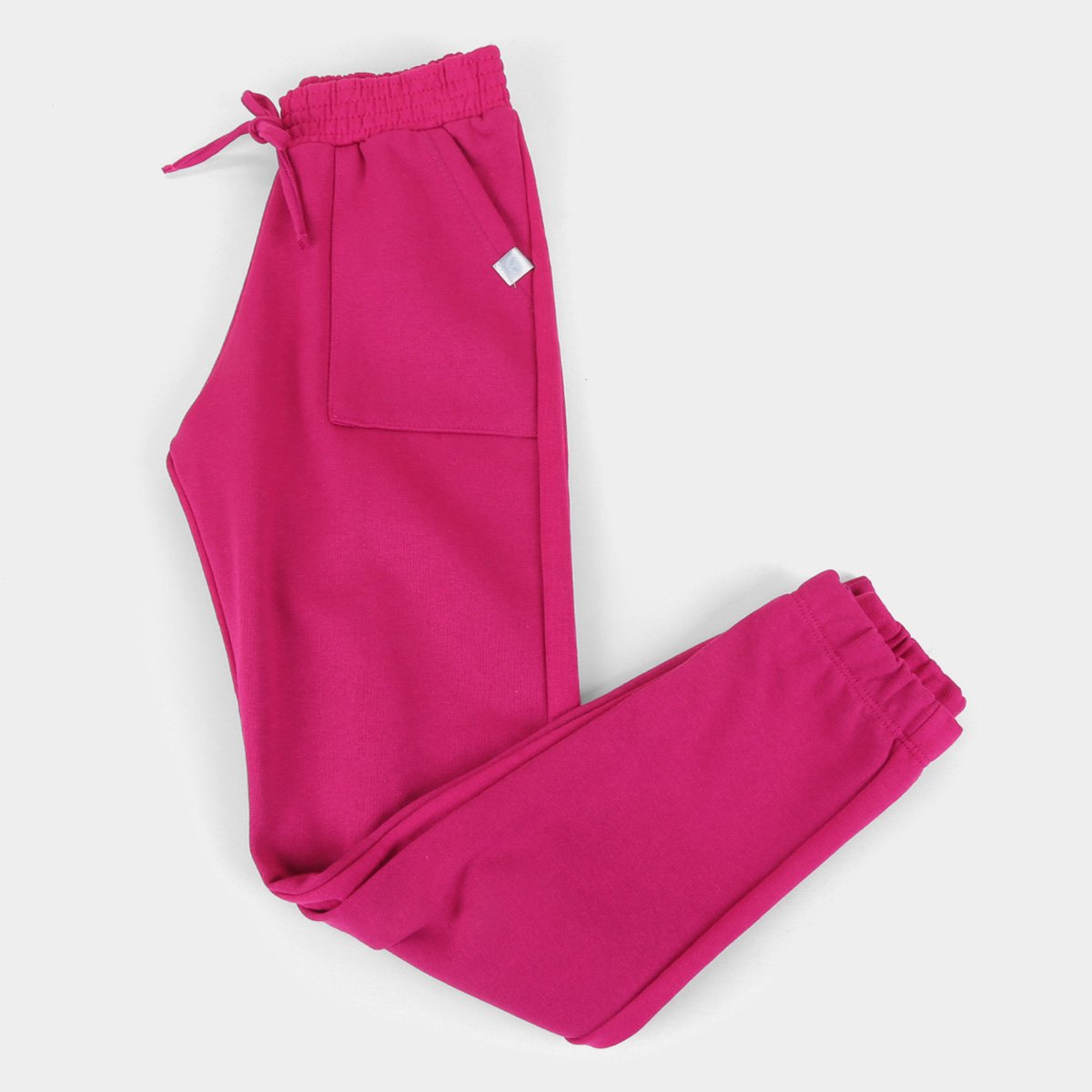 Calça Moletom Infantil Costão Jogger Recorte Feminina - Prata Menor preço em Calça Moletom Infantil Costão Jogger Recorte Feminina - Prata