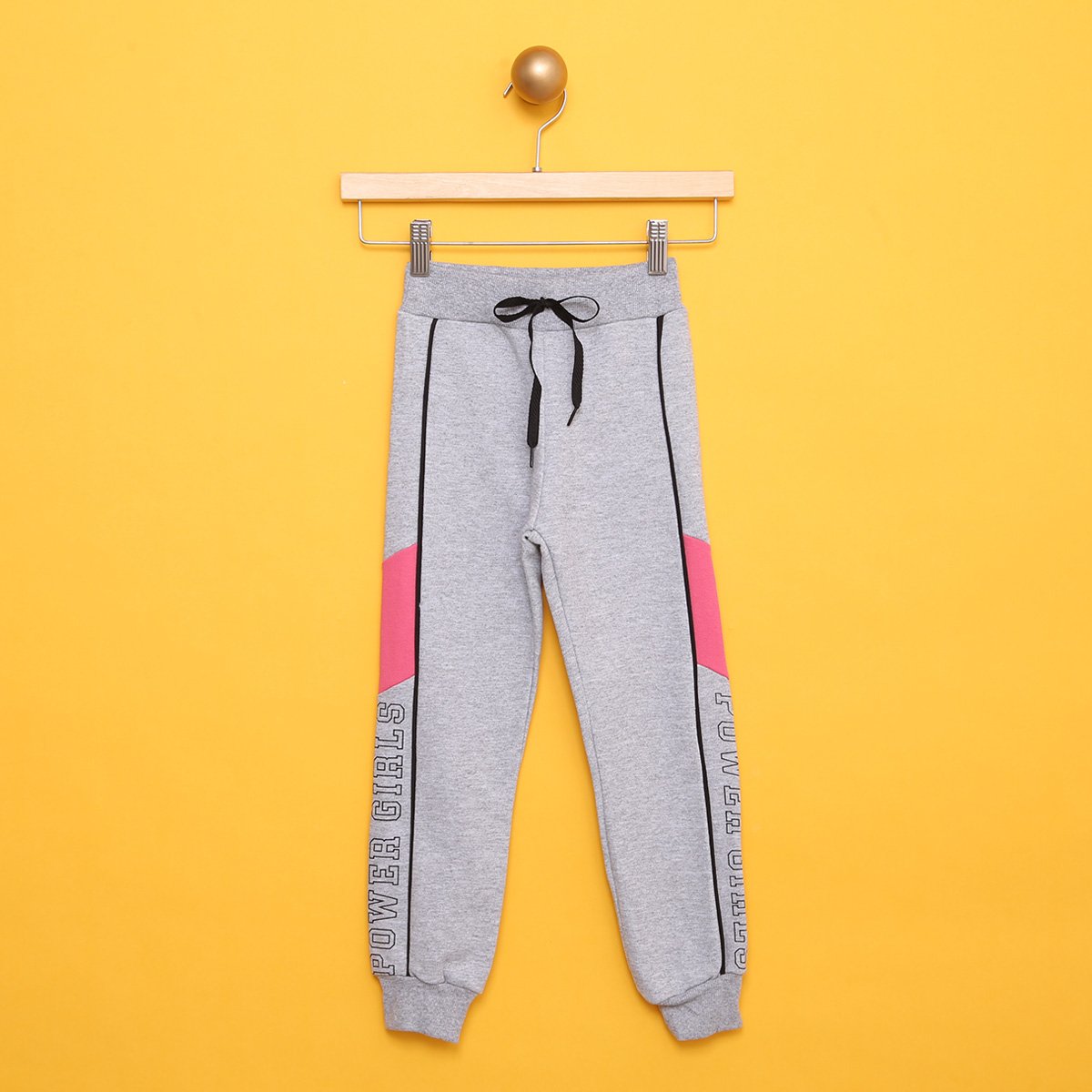 Calça Moletom Infantil For Girl Peluciado Com Recorte Lateral Feminino - Mescla Menor preço em Calça Moletom Infantil For Girl Peluciado Com Recorte Lateral Feminino - Mescla